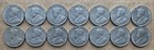 14 Coin Lot Canada Five Cents 1922-1924   1926-1936 Nickel 5 Cents George V Km29