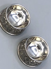 Repousse By S  Kirk   Son Sterling Silver Pair Of  Open Salt Cellars  Trenchers