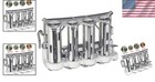Compact Chrome Money Changer For Commercial Use     38 Quarters  56 Dimes Capacity