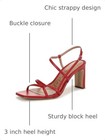 Sam Edelman Women s Emmie Heeled Sandal  Summer Red  Size  Us 11