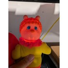 Soma Glow Friend Bumblebee Yellow Red Vintage 1991 Light Up Face Plush Toy