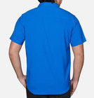 Columbia Men s Utilizer Ii Solid Short Sleeve Shirt  Bright Indigo  Size S p