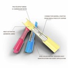 Us 50 400x 26-10awg Heat Shrink Butt Wire Connectors Waterproof Crimp Terminals