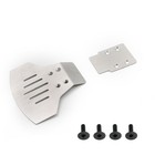 Stainless Front   Rear Skid Plates Chassis Armor For Traxxas 1 10 2wd Slash 1 10