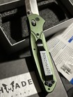 Benchmade 940 Osborne Folding Knife Green Aluminum Cpm-s30v Acis Lock Usa Made