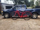 Very Rare Antique Coker Big Monster Cruiser Red Bicycle