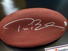 Tom Brady Autographed Nfl Football Duke Edition Fanatics Authentic