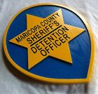 Police Maricopa County 3d Wood Routed Patch Sign Plaque Custom