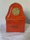 Vtg Dome Top Metal Lunchbox Decoupage Winnie The Pooh 70s Groovy Vanity Box