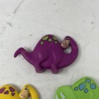 1990 Cocoa Fruity Pebbles Flintstones Cereal Premium Dinosaur Figure Lot Of 5 S