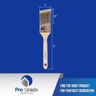Paint Brush Set - 3-pack - 2  Angle Brushes For All Latex And Oil Paints   St   