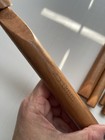 Set Of 15 Wood Crochet Hooks New W out Tag   Skein 100  White Cotton Lily Yarn