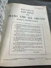 Vintage 1966 Easy Pieces For Piano And All Organs Vol 4 Sheet Music Book 