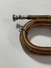 Bugle Military Vintage Cavalry Horn War Era Copper And Brass Mouthpiece   Chain