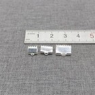 10pcs Of 925 Sterling Silver Ribbon Crimp Ends For Leather Cord Crimp Closures
