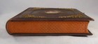 Antique Box Tooled Leather Bound Book Ormolu Decoration