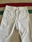 Vintage 1960s 70s Big E Levi   s Jeans White 31x29