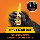 Gorilla Super Glue With Brush   Nozzle Applicator  Clear  12 2 - Pack  Clear
