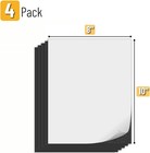 4 Pack Of 8  X 10  Adhesive Magnetic Sheets     Perfect For Crafting   Decoratingv