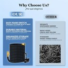 150ft 100ft 5x Stronger Deluxe Heavy Duty Expandable Flexible Garden Water Hose