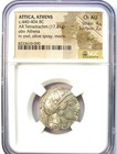 Attica Athens Owl Ar Tetradrachm Silver Greek Coin 440-404 Bc - Ngc Choice Au