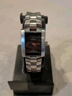 Movado Men s Rectangle Black Dial Stainless Steel Bracelet Watch 84 C1 415 A 