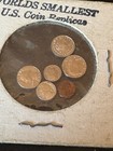 Two Sets Miniature Us Coin Replicas And Neil Armstrong 1st Man On The Moon Coin