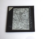 Ww1 War Map Showing German And French Front Lines Magic Lantern Slide