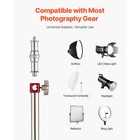 Uimoso Heavy Duty Light Stand With Casters Max Height 10 5ft 320cm Tripod Stand