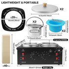 Portable Wax Warmer Machine For Painless Hair Removal  Women Men Professional   