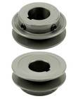 2ak251 Double Groove V Belt Sheave Pulley 2 5    Od 1    Bore Cast Iron A3l4l Ax Hub