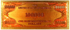 Play Money  100000 One Hundred Thousand Dollar Bill Reproduction Old Currency