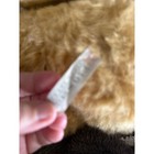 Fao Schwarz Fifth Avenue Teddy Bear Plush Tan Honey 15 Inch White Bow Vintage