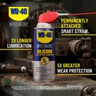 Wd-40 Specialist Silicone Lubricant With Smart Straw Sprays 2 Ways  11 Oz