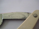 Vintage H j  Herskovitz Sheffield Straight Razor Good Used Condition