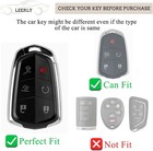 Key Fob Cover With Anti-lost Keychain Compatible With Escalade Cts Srx Xt5 Ats S