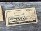 Rare Vtg 1910 s Cracker Jack Naval Ships Snap Card Game W  Envelope
