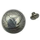 4 Pack Eagle Patriotic Quarter Dollar Screw Back Conchos - 3 4 