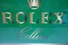 Rolex Cellini Special Die Cut Enamel Sign Miniature 8  High X 15  Wide