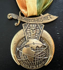 1964 Ny World s Fair  Shriners 90th Imperial Council Session Ribbon Medal  a 