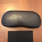 Ray-ban Eyeglasses Sunglasses Optical Hard Case Black Storage Clamshell Vault