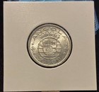 Angola 10 Escudos 1952  Km 73  Lustrous Gem Unc   Bu  Silver Colonial Issue   A4
