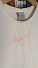 Vintage Center Swoosh Nike Tennis Tank Top Women s L Sleeveless