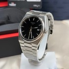 Tissot Prx 316l Quartz Black New Watch 40mm Men s Steel Watch T137 410 11 051 00