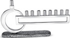 Modern Geometry Menorah Artistic Hanukkah Candle Holder Abstract Design