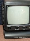 Vintage 5 Inch Portable Black And White Tv Am Fm Radio Pk-4184   For Parts Only
