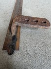 Vintage Salvaged Barn Door Track Rail Metal 6 Foot Section