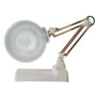 20x Magnifier Led Lamp Light Magnifying White Glass Lens Desk Table Tool