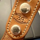 Kirkpatrick Leather  laredo  Size 38 Belt  90 s Production  Great Condition  Tan