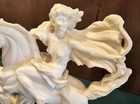 Greek Goddess Artemis Roman Diana Archer On Horse Italian Sculpture 10  Vintage